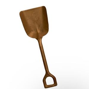 Vintage Marx Toys Child’s Beach Shovel Gold Tone Steel